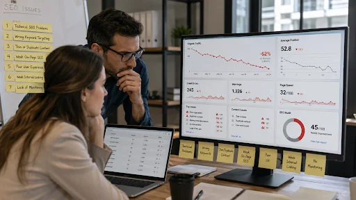 7 Common SEO Mistakes That Are Killing Your Website Traffic